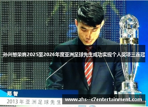 孙兴慜荣膺2025至2026年度亚洲足球先生成功实现个人奖项三连冠